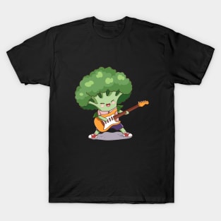 Broccoli play guitar T-Shirt